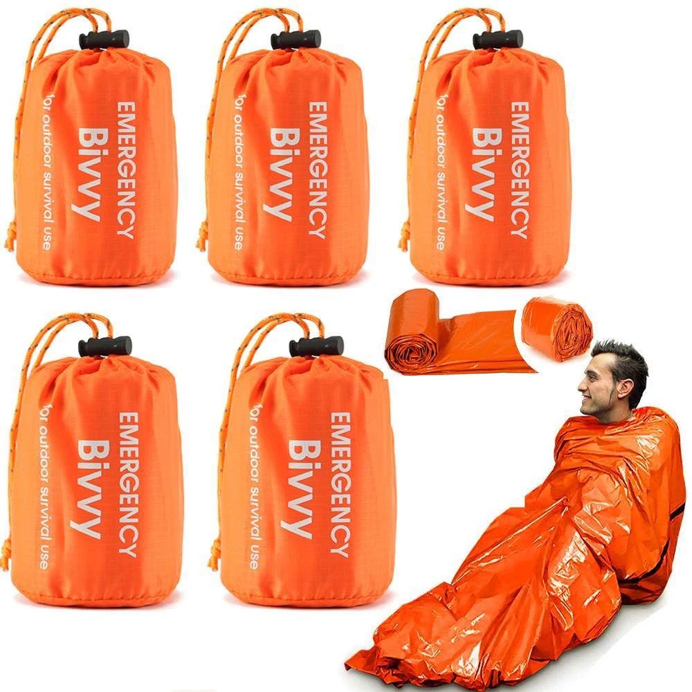 Emergency Mylar Blanket - 1-5팩 비상용 침낭 보온 담요 방수