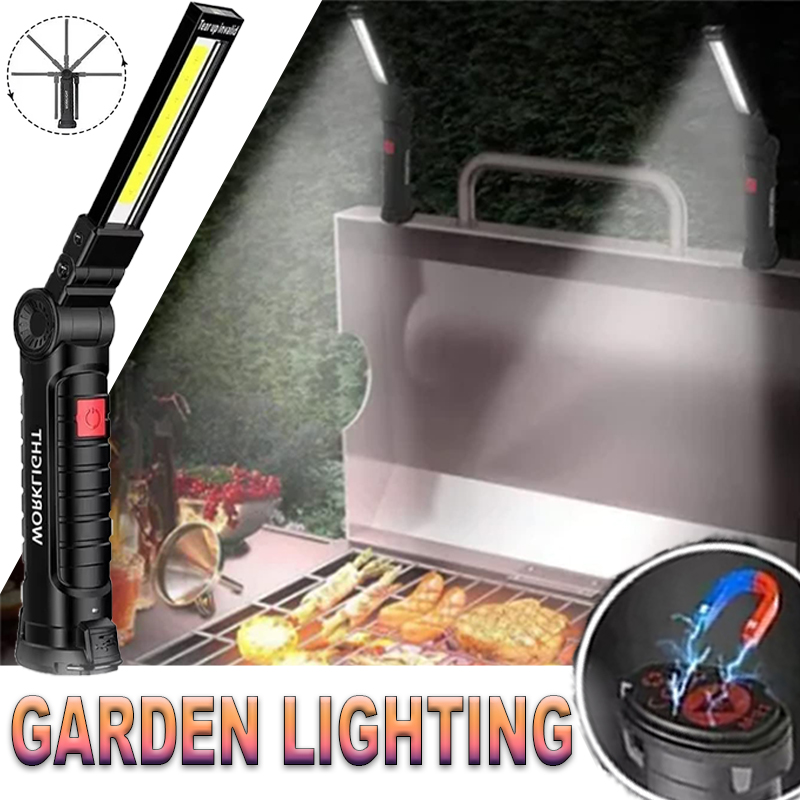Outdoor Camping Lampe - 마그네틱 후크가있는 휴대용 LED 손전등 야외