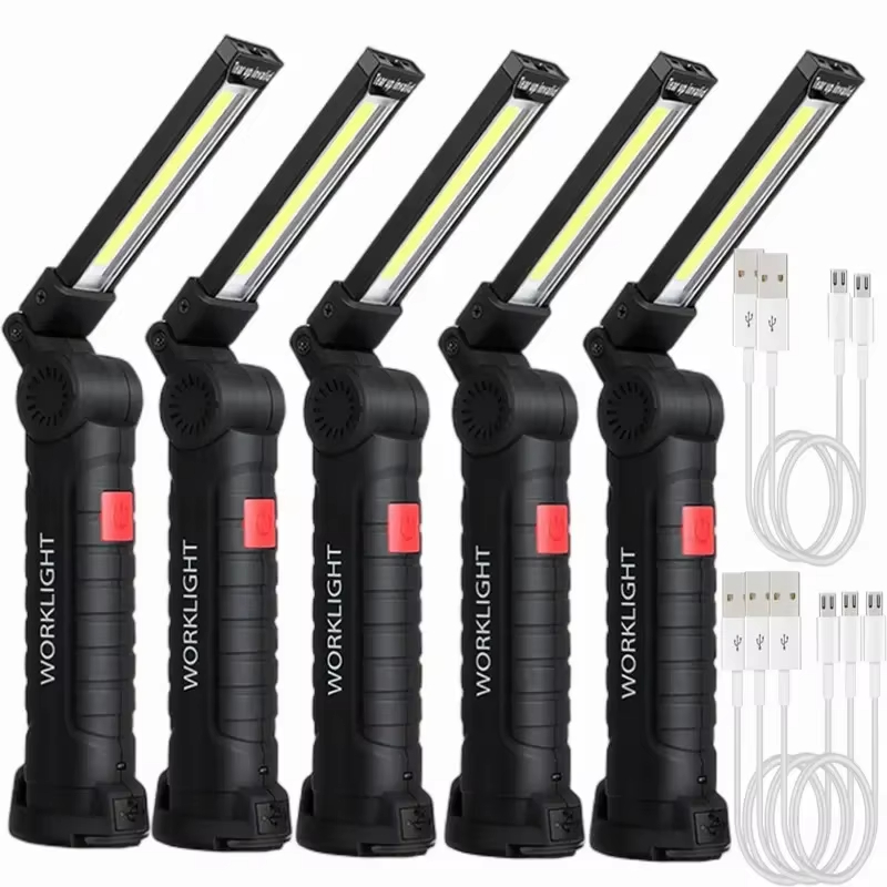 Outdoor Camping Lampe - 휴대용 COB LED 손전등 USB 충전식