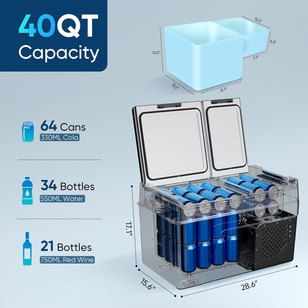 Outdoor Camping Fridge - 미국 배송 핫 신상품 12볼트 차량용