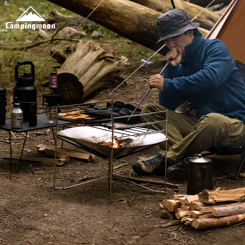 Outdoor Camping Solo - 캠핑문 솔로-A3 휴대용 스테인리스 스틸 화로
