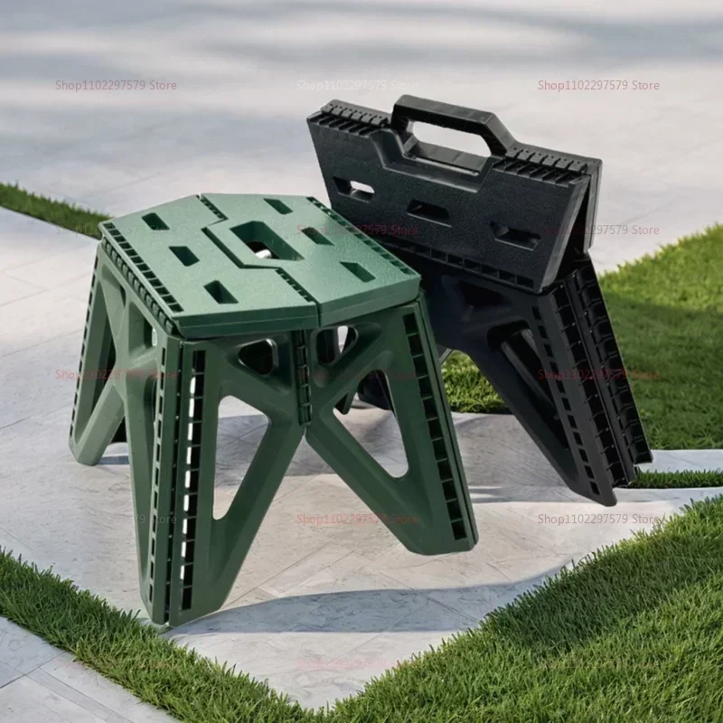Outdoor Camping High Chair - 접이식 의자, 야외 휴대용 캠핑 플라스틱