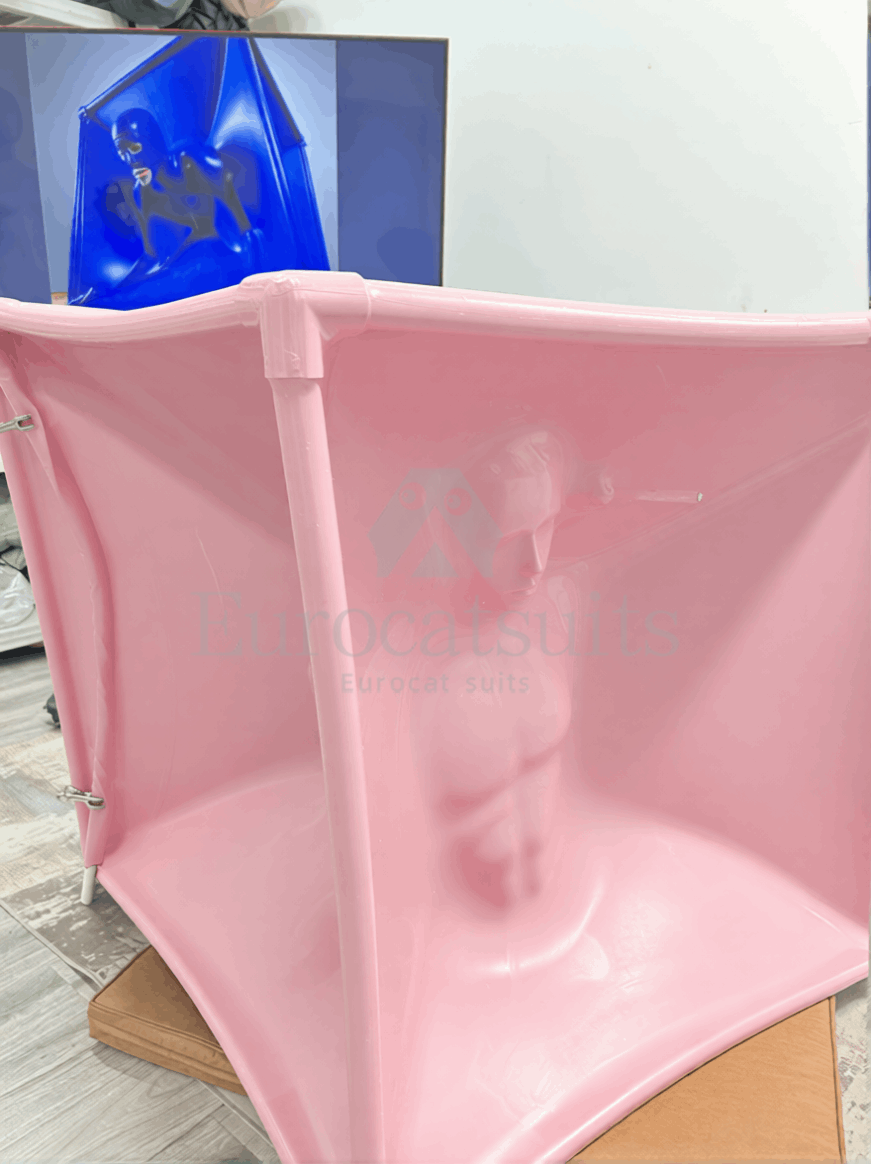 Inflatable Mattress - 맞춤형 라텍스 페티시 수면 침대 백