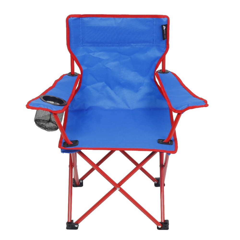 Outdoor Camping Table And Chairs - 휴대용 어린이 접이식 캠핑 의자, 컵홀더