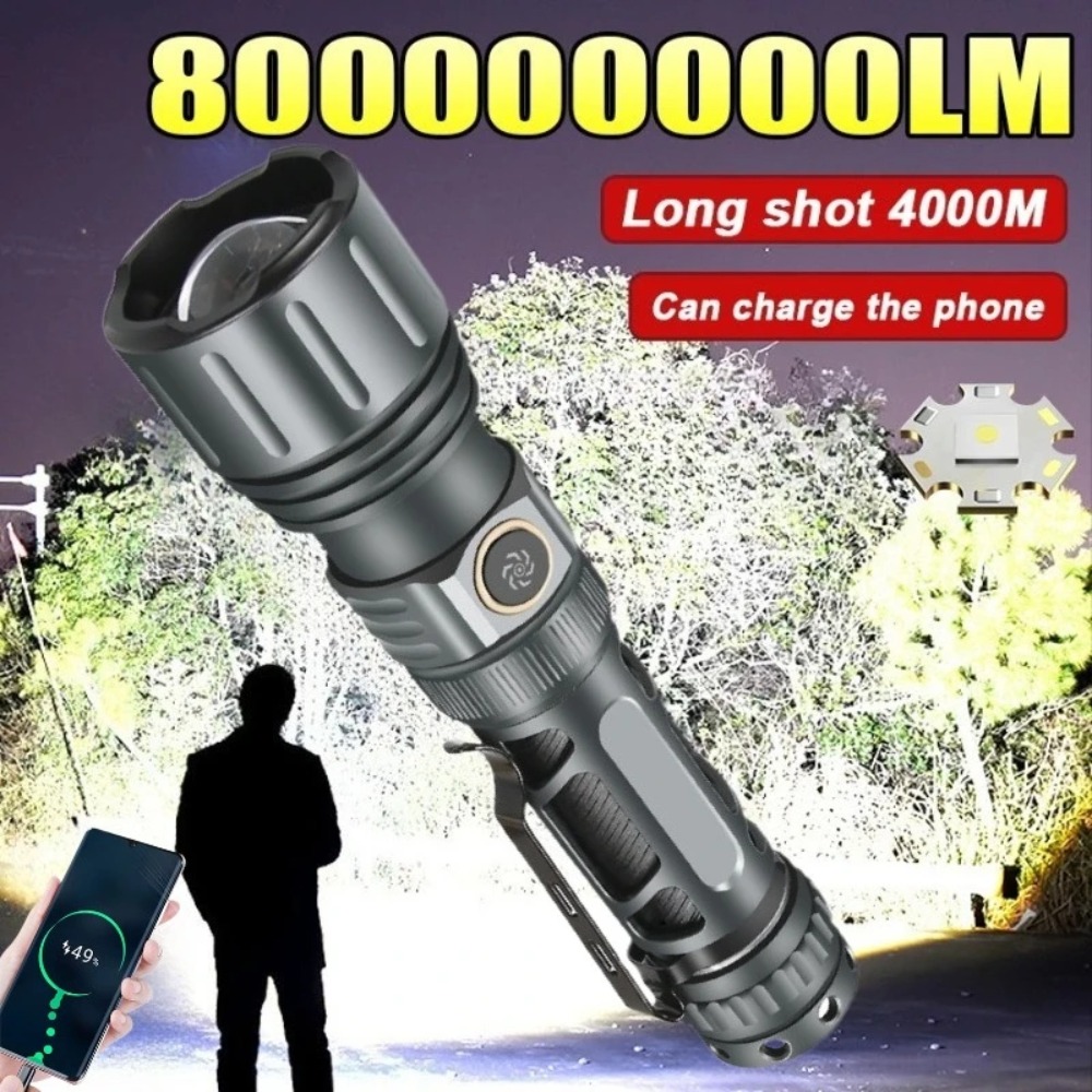 Outdoor Camping Lampe - 슈퍼 밝은 손전등 휴대용 충전식 LED