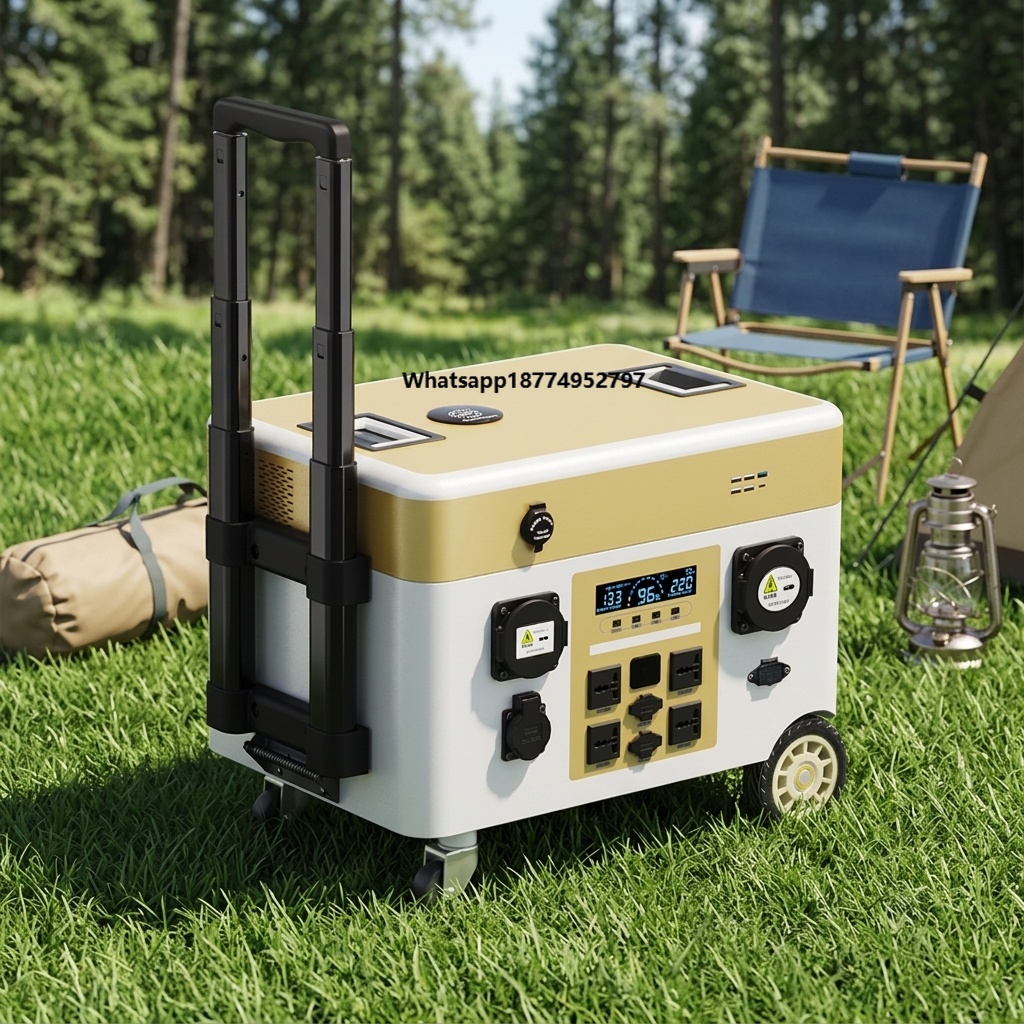 Portable Power Station - 5000Wh 휴대용 태양광 발전기, 태양광 패널,