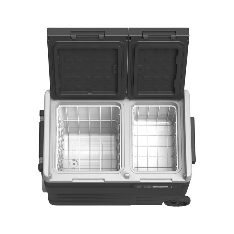 Outdoor Camping Fridge - UD45 더블도어 배터리 구동 USB 컴프레서