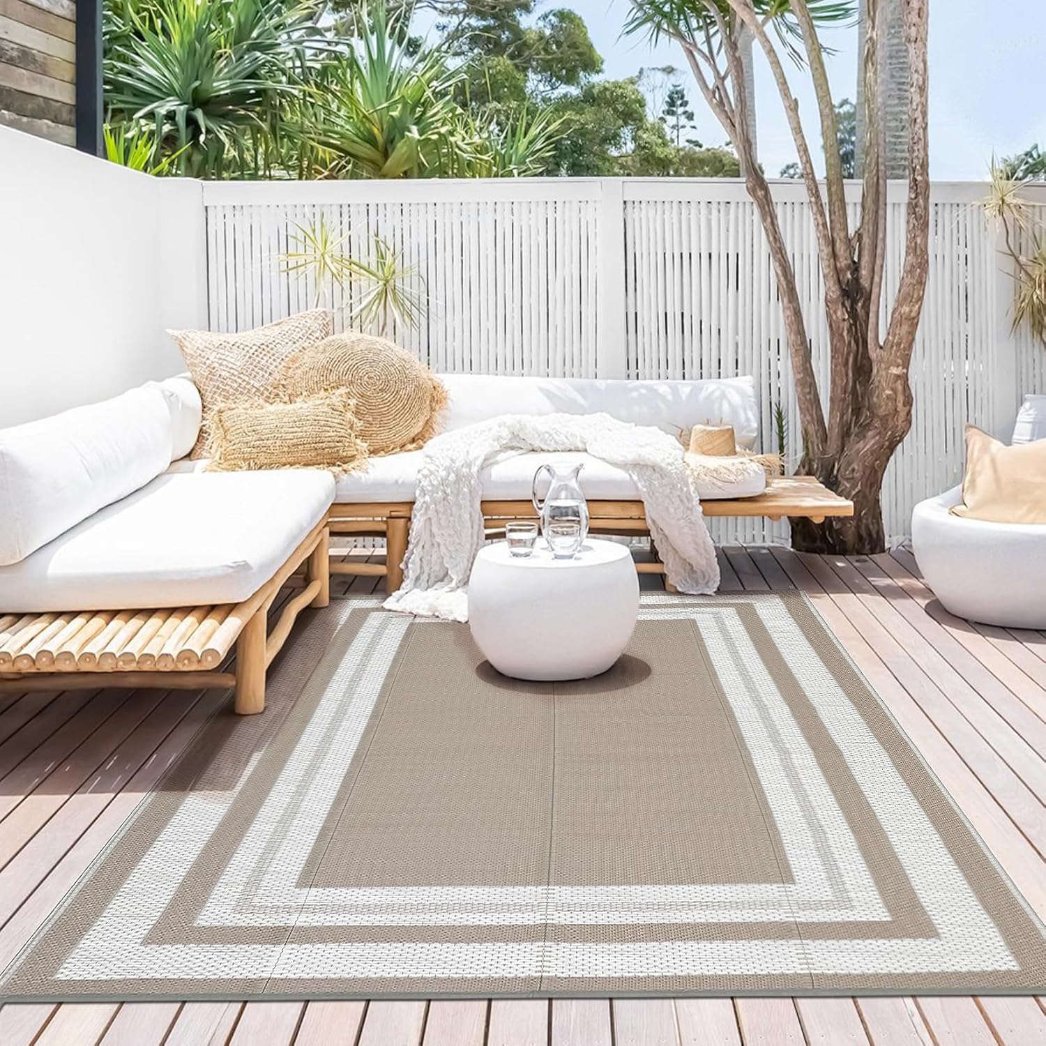 Outdoor Camping Rugs 8X10 - 8x10 야외용 러그 – 방수 플라스틱
