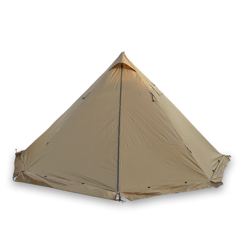 피라미드 캠핑 텐트 초경량 이중 레이어 핫 텐트 (굴뚝 - Outdoor Camping Solo 리뷰 및 가격