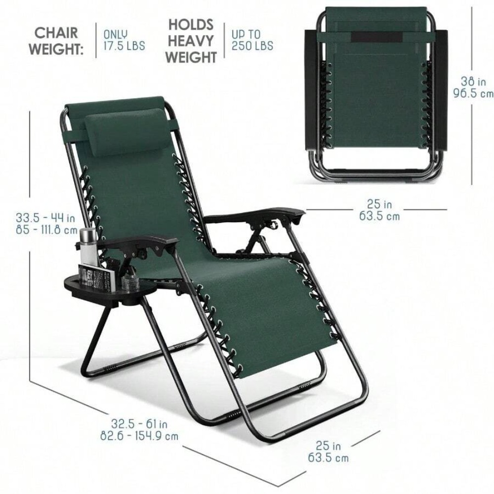 조절 가능한 접이식 야외 라운지 의자 (베개, 컵홀더, - Outdoor Camping Decke 리뷰 및 가격