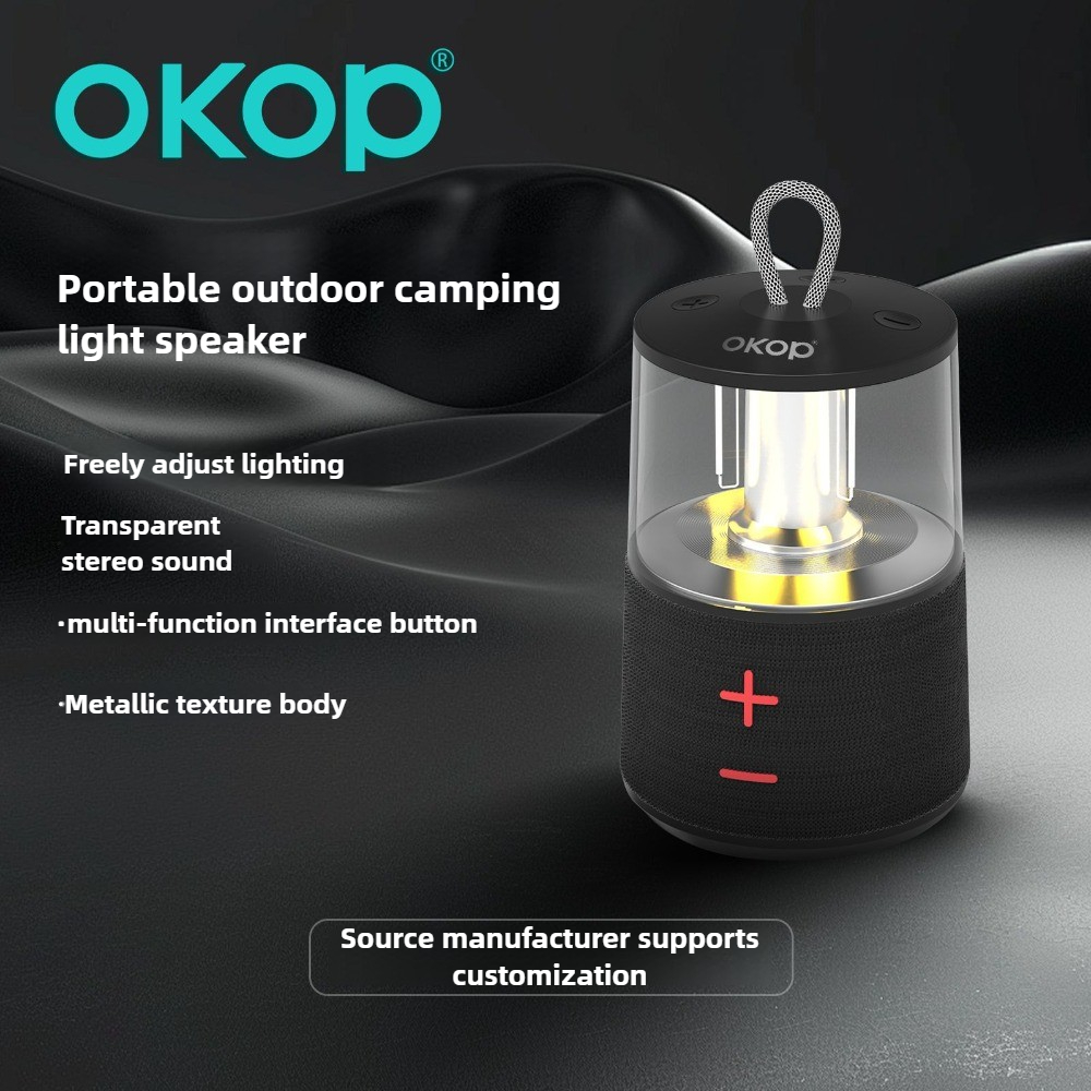 OKOP 블루투스 스피커, 야외 스피커, 캠핑 라이트, - Outdoor Camping Videos 리뷰 및 가격