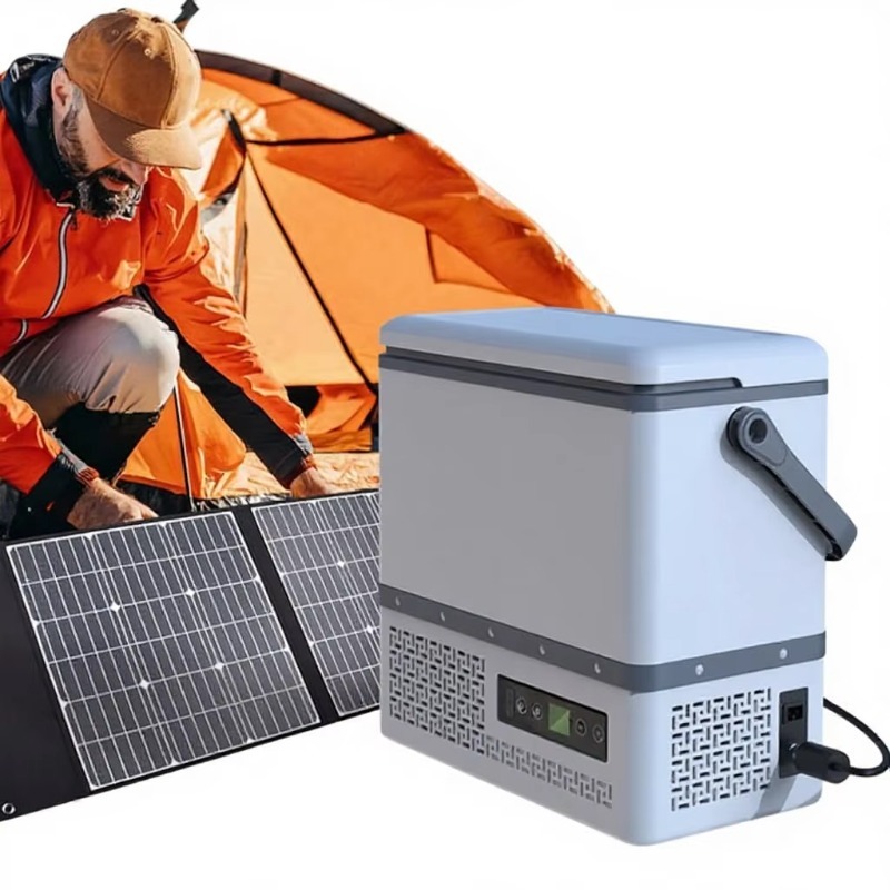 새로운 태양열 캠핑용 야외 쿨러 박스 12L 냉장고 컴 - Outdoor Camping Fridge 리뷰 및 가격