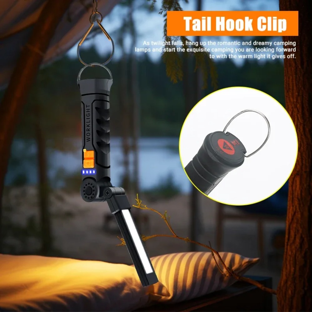 야외 캠핑을 위한 내장 배터리가 있는 자기 비상 작업  - Outdoor Camping Lampe 리뷰 및 가격