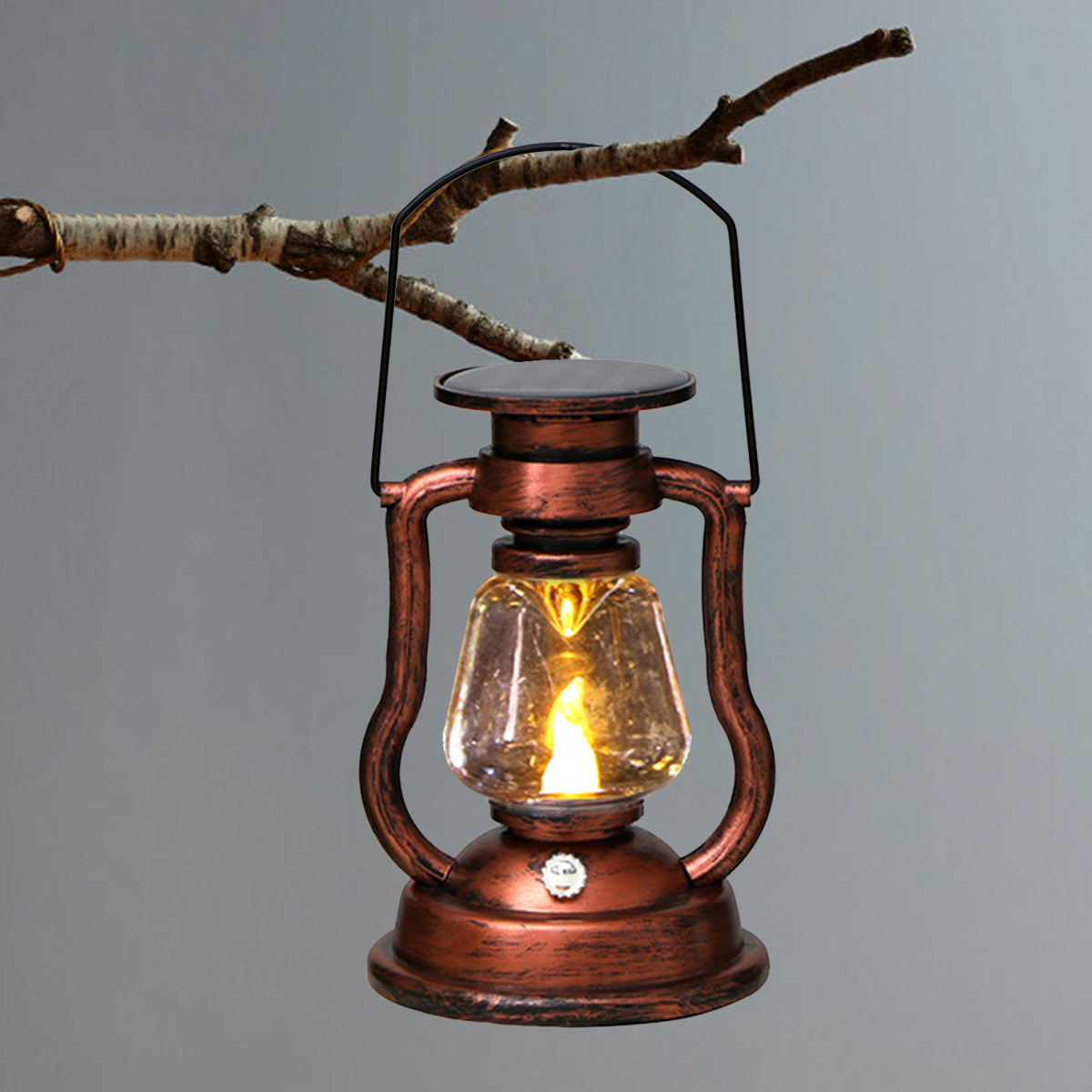 분위기 조명 레트로 LED 태양광 오일 램프 깜박이는  - Camping Solar Lantern 리뷰 및 가격