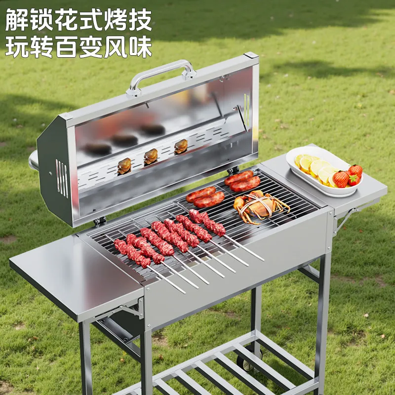 미국식 바비큐, 캠핑, 피크닉, 야외 요리에 적합한 휴 - Outdoor Camping Grill 리뷰 및 가격