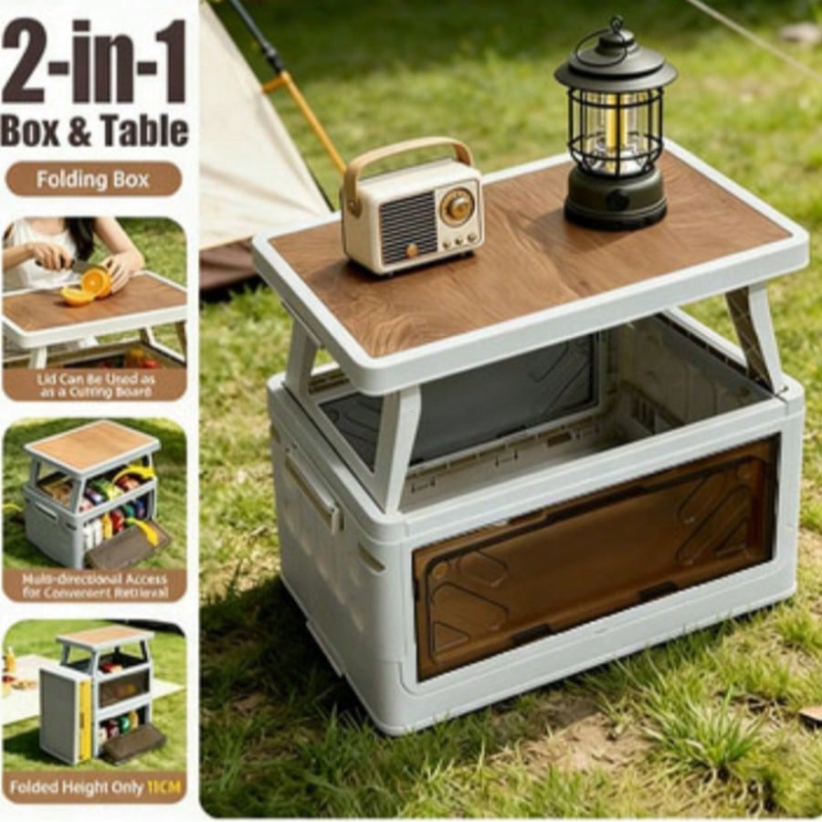 다기능 야외 캠핑 수납 박스(리프트탑 테이블 포함),  - Outdoor Camping Table With Storage 리뷰 및 가격