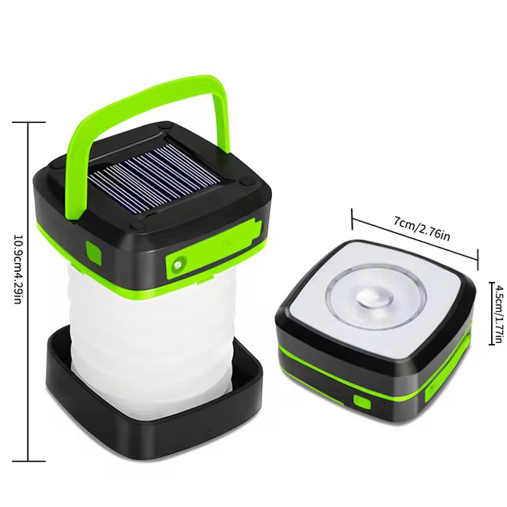 블랙 충전식 태양광 캠핑 랜턴 - 3가지 조명 모드 I - Camping Solar Lantern 리뷰 및 가격