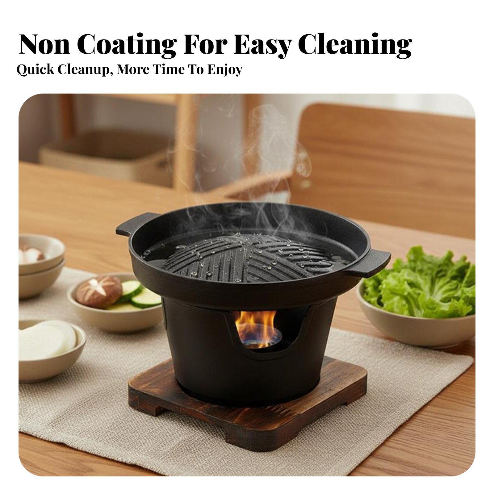 야외 그릴 미니 테이블탑 바베큐 전기 논스틱 팬 한국식 - Outdoor Camping Grill 리뷰 및 가격