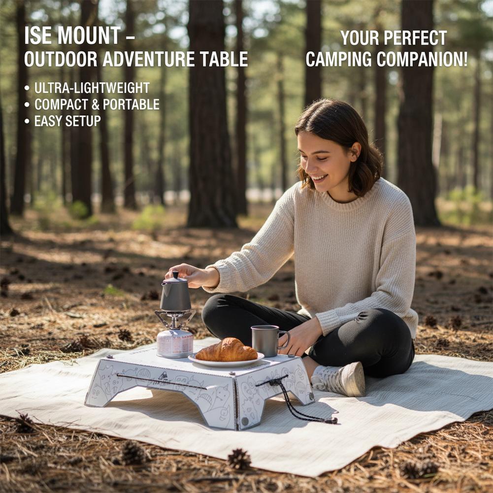 휴대용 다기능 접이식 캠핑 테이블 PP 경량 피크닉 책 - Outdoor Camping Table With Storage 리뷰 및 가격