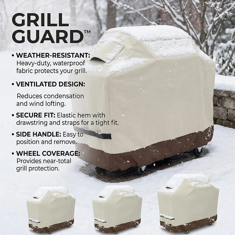 210D 옥스퍼드 소재의 바비큐 그릴 커버, 사계절 내 - Outdoor Camping Grill 리뷰 및 가격