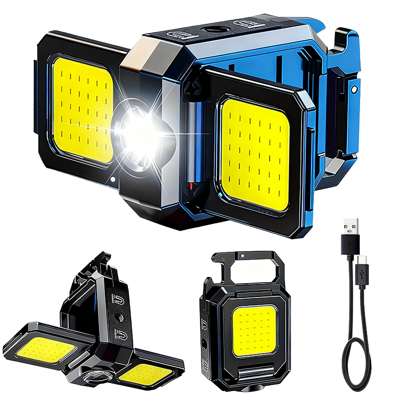 미니 손전등 키체인 라이트 COB 작업등 USB 충전식 - Outdoor Camping Lampe 리뷰 및 가격
