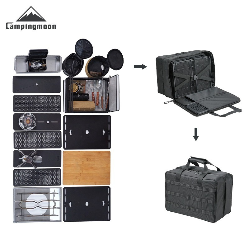 캠핑문 대용량 수납 가방 (아웃도어 전술 캠핑 IGT  - Outdoor Camping Table With Storage 리뷰 및 가격