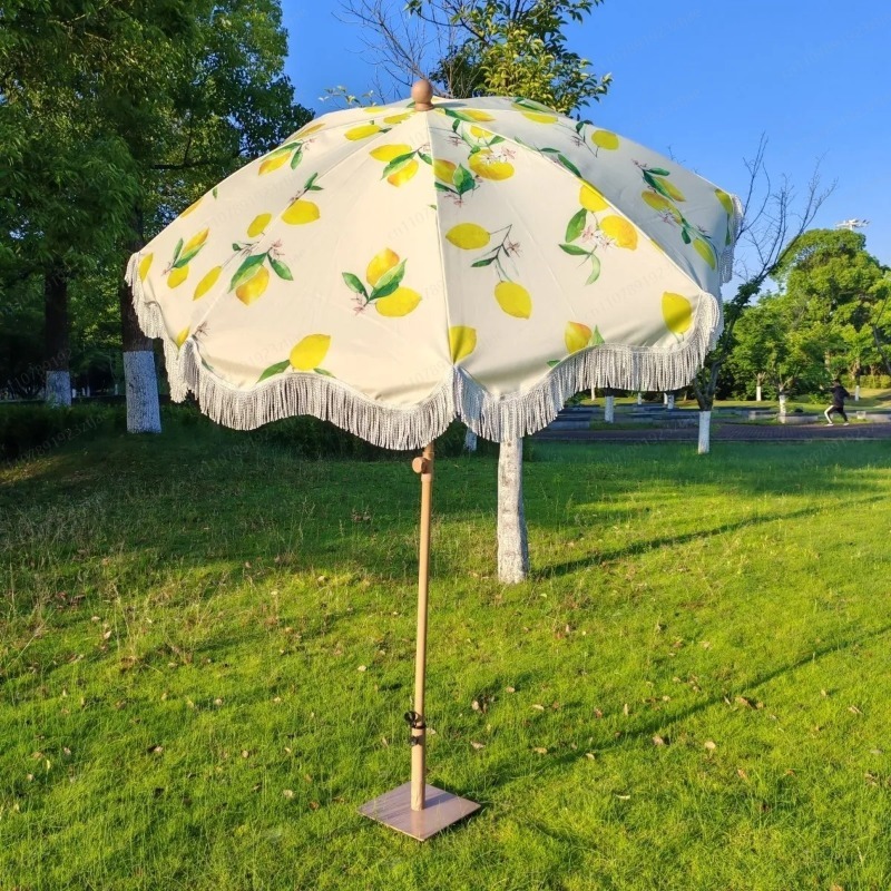 태슬 장식이 있는 시장용 우산, 야외 파티오 정원용 차 - Outdoor Camping Decke 리뷰 및 가격