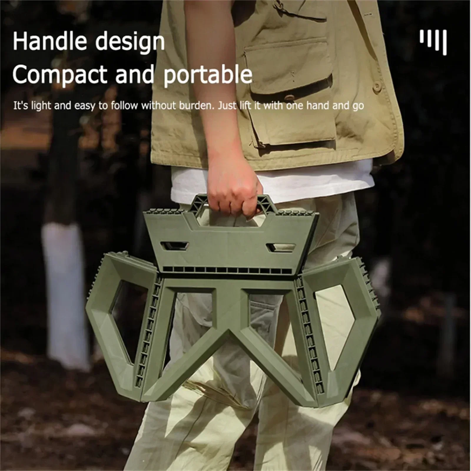 접이식 의자, 야외 휴대용 캠핑 플라스틱 의자, 고하중 - Outdoor Camping High Chair 리뷰 및 가격