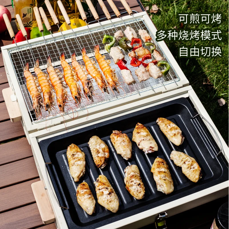 바베큐 오븐 가정용 그릴 휴대용 야외 캠핑용 무연 그릴 - Outdoor Camping Activities 리뷰 및 가격