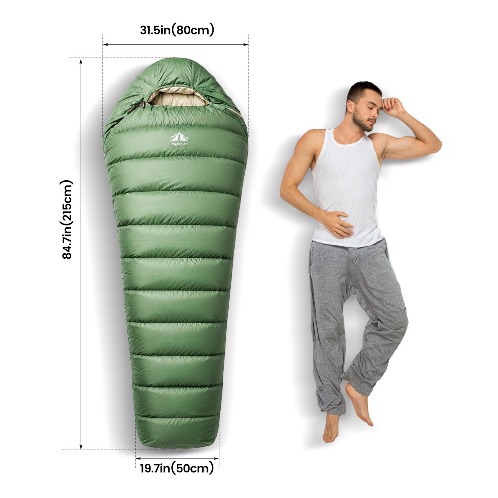 나이트 캣 다운 침낭: 600 필 파워 덕 다운 32- - Ultralight Sleeping Bag 리뷰 및 가격
