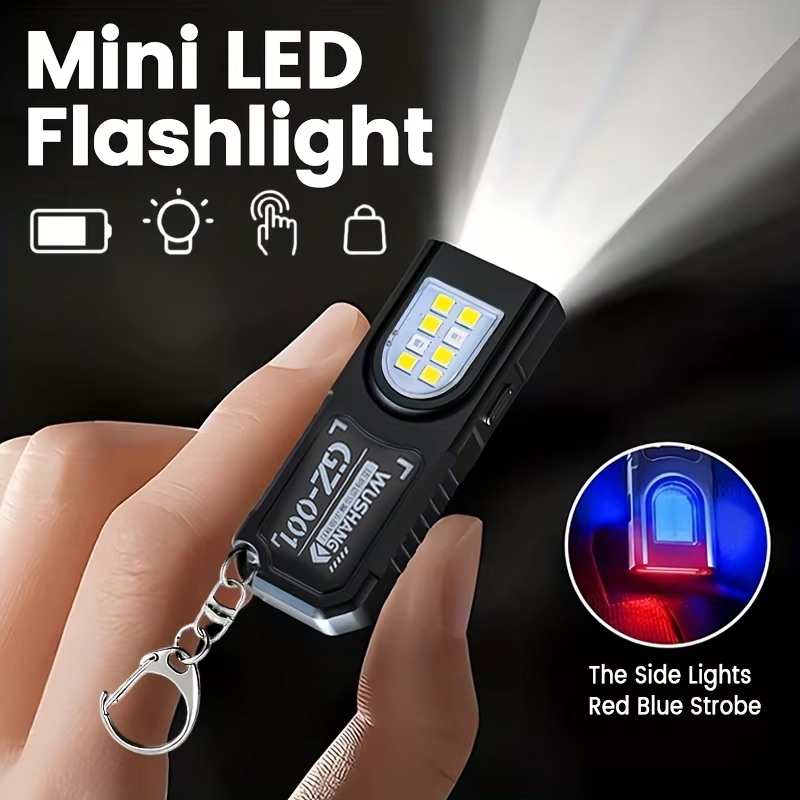 다기능 키체인 손전등 USB 충전식 미니 손전등 COB - Outdoor Camping Lampe 리뷰 및 가격