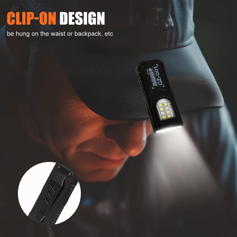 다기능 키체인 손전등 USB 충전식 미니 손전등 COB - Outdoor Camping Lampe 리뷰 및 가격