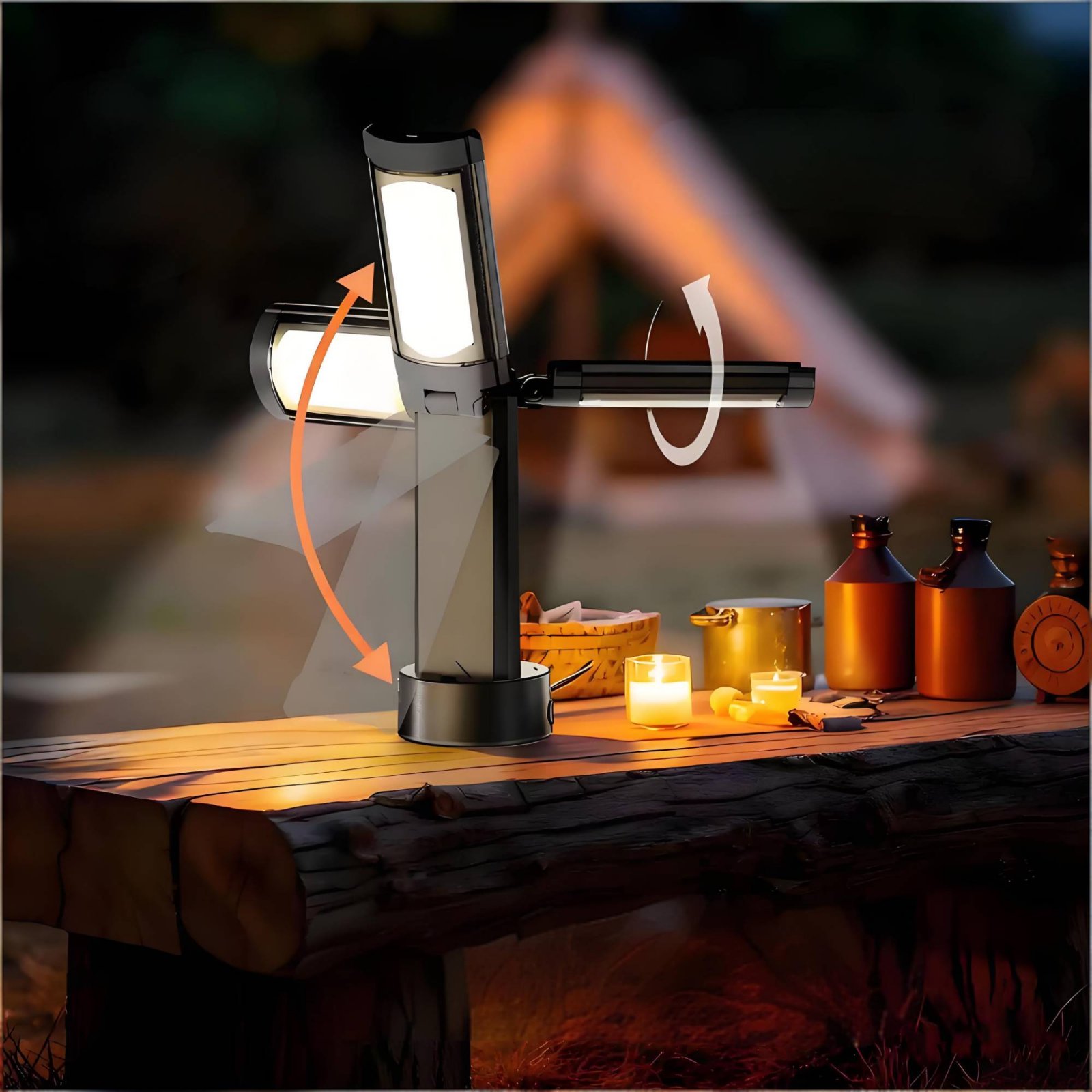 텔레스코픽 텐트 램프 높이 조절 가능 휴대용 캠핑 램프 - Outdoor Camping Lampe 리뷰 및 가격