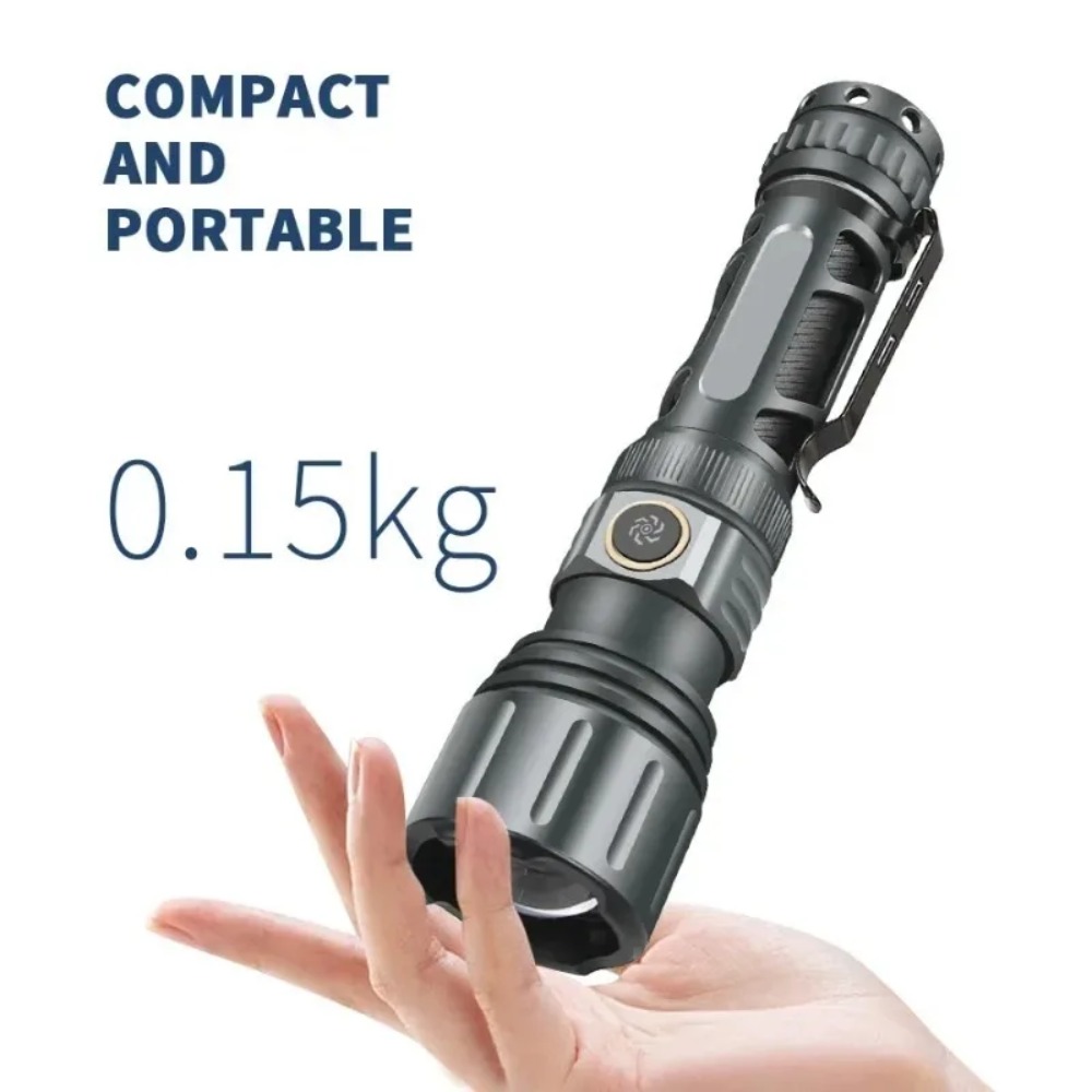 슈퍼 밝은 손전등 휴대용 충전식 LED 램프 전술 캠핑 - Outdoor Camping Lampe 리뷰 및 가격