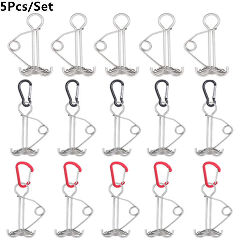 방풍 5PCS 로프 버클 접이식 스프링 디자인 야외 캠 - Outdoor Camping Decke 리뷰 및 가격