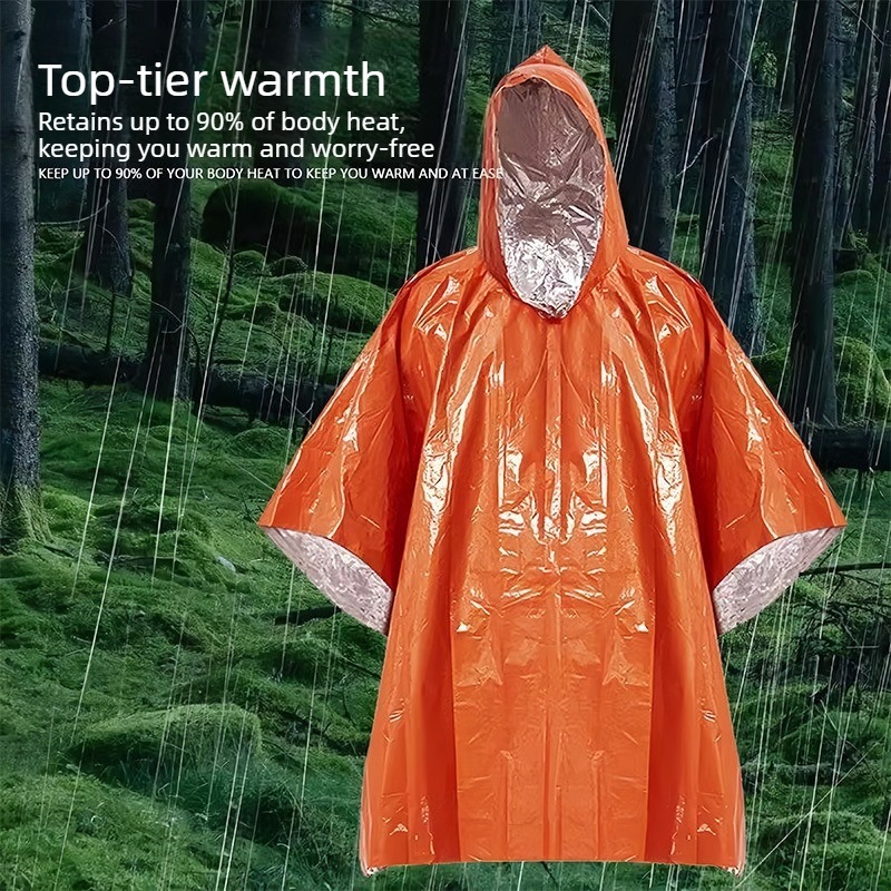 1-10PCS 야외 생존을 위한 비상용 비옷 열 호일  - Emergency Mylar Blanket 리뷰 및 가격