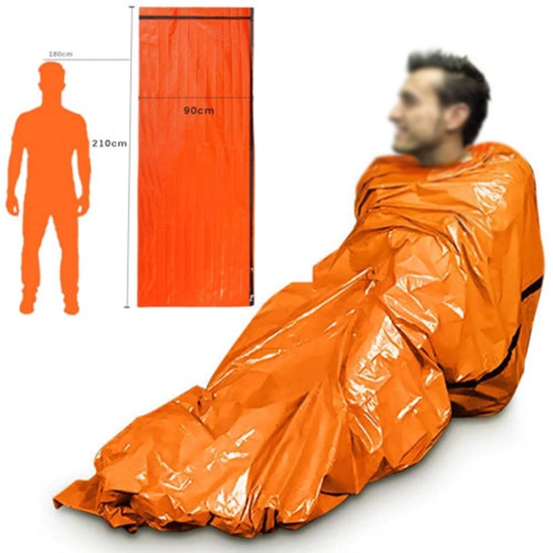 휴대용 방수 긴급 생존 침낭 야외 Edc 캠핑 장비 열 - Emergency Mylar Blanket 리뷰 및 가격