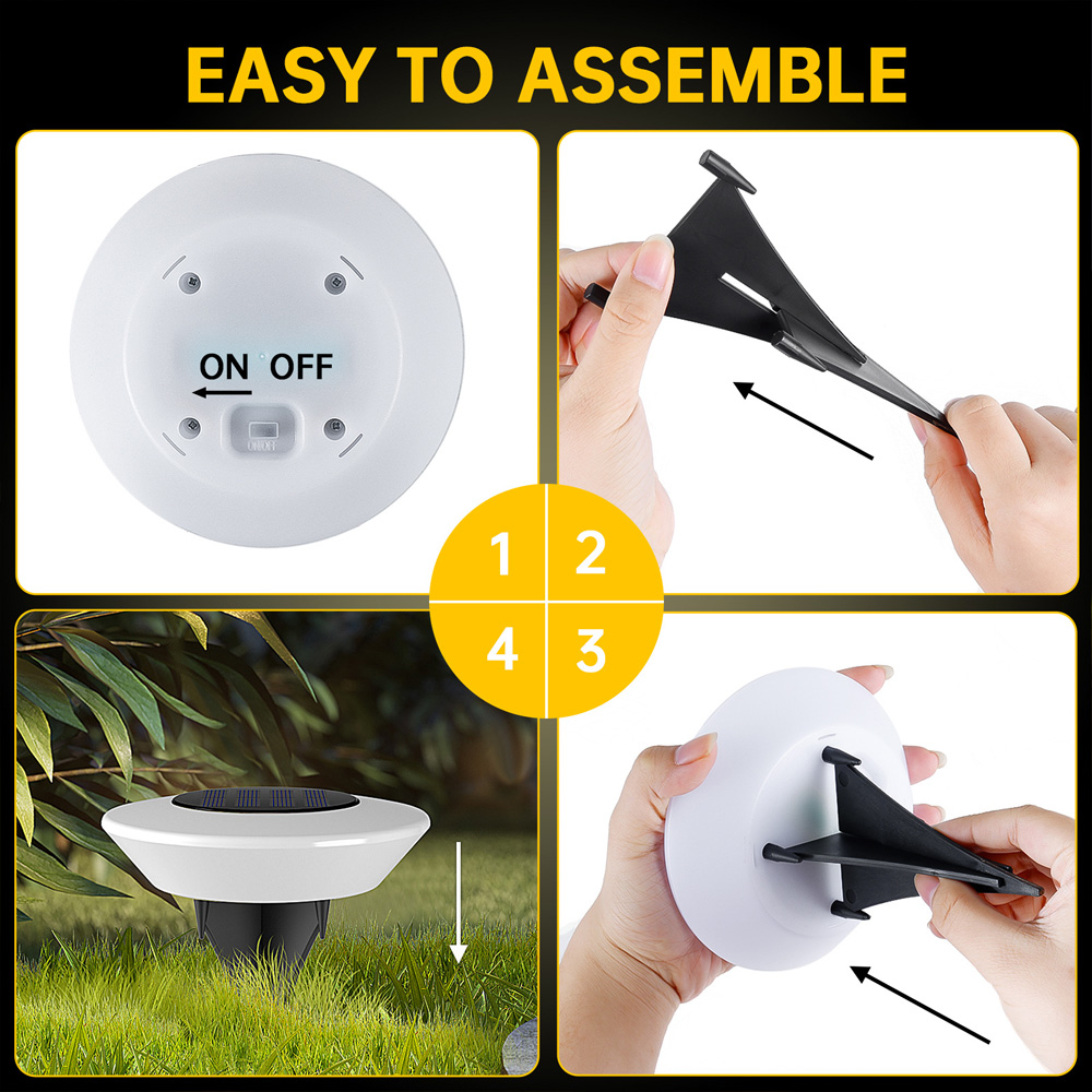 태양광 지면등 14LED 방수 야외 조경등 360 °  - Outdoor Camping Decke 리뷰 및 가격