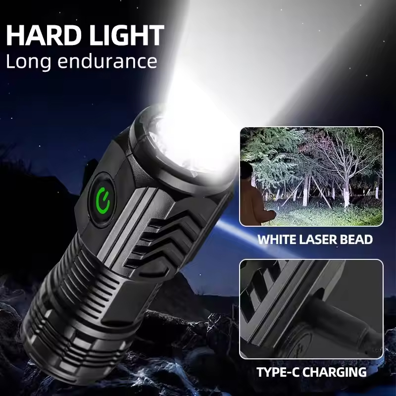 슈퍼 밝은 미니 LED 손전등 토치 충전식 낚시 조명  - Outdoor Camping Lampe 리뷰 및 가격